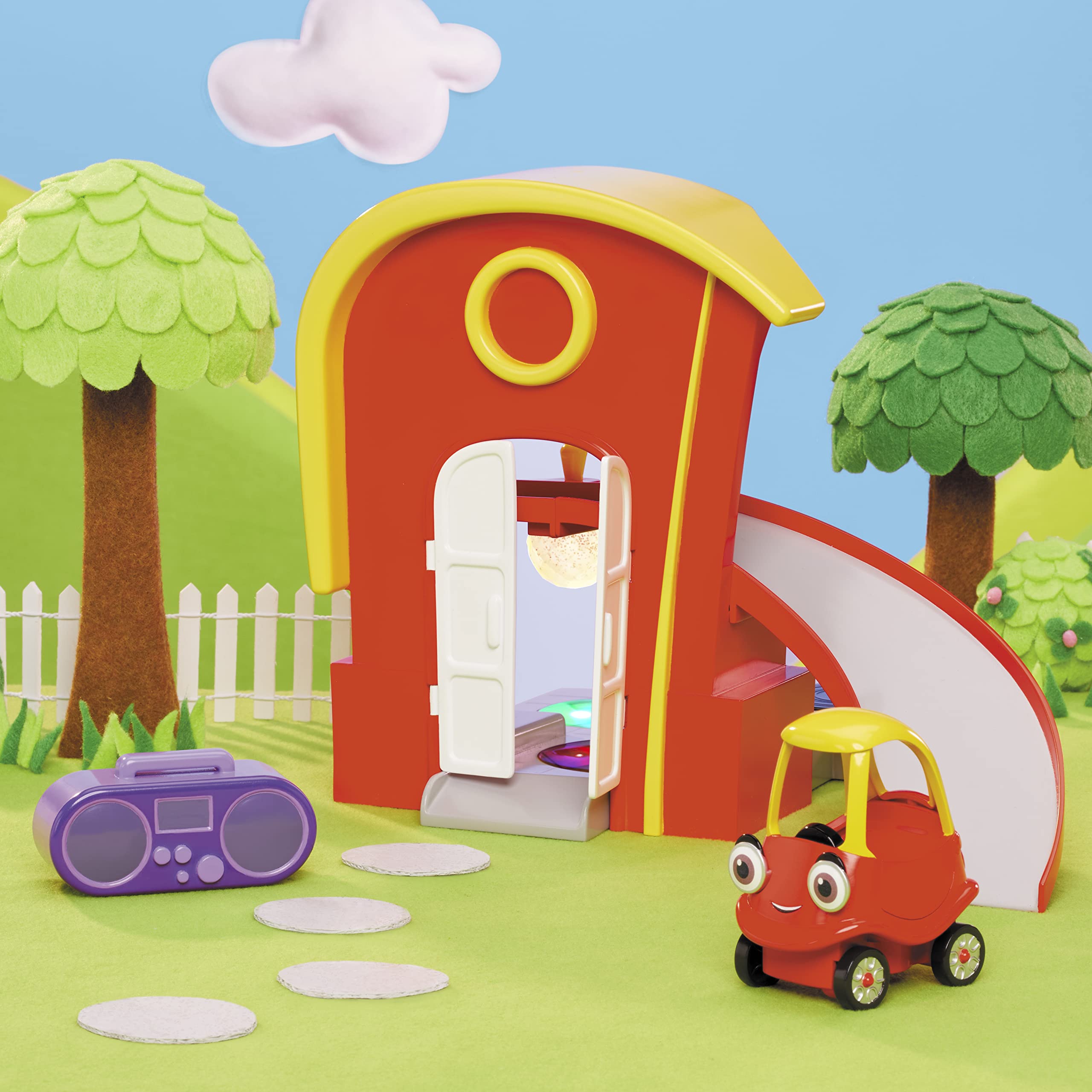 Foto 2 | Playset Little Tikes Let's Go Cozy Coupe Cozy's House Durante Más De 3 Años - Venta Internacional.