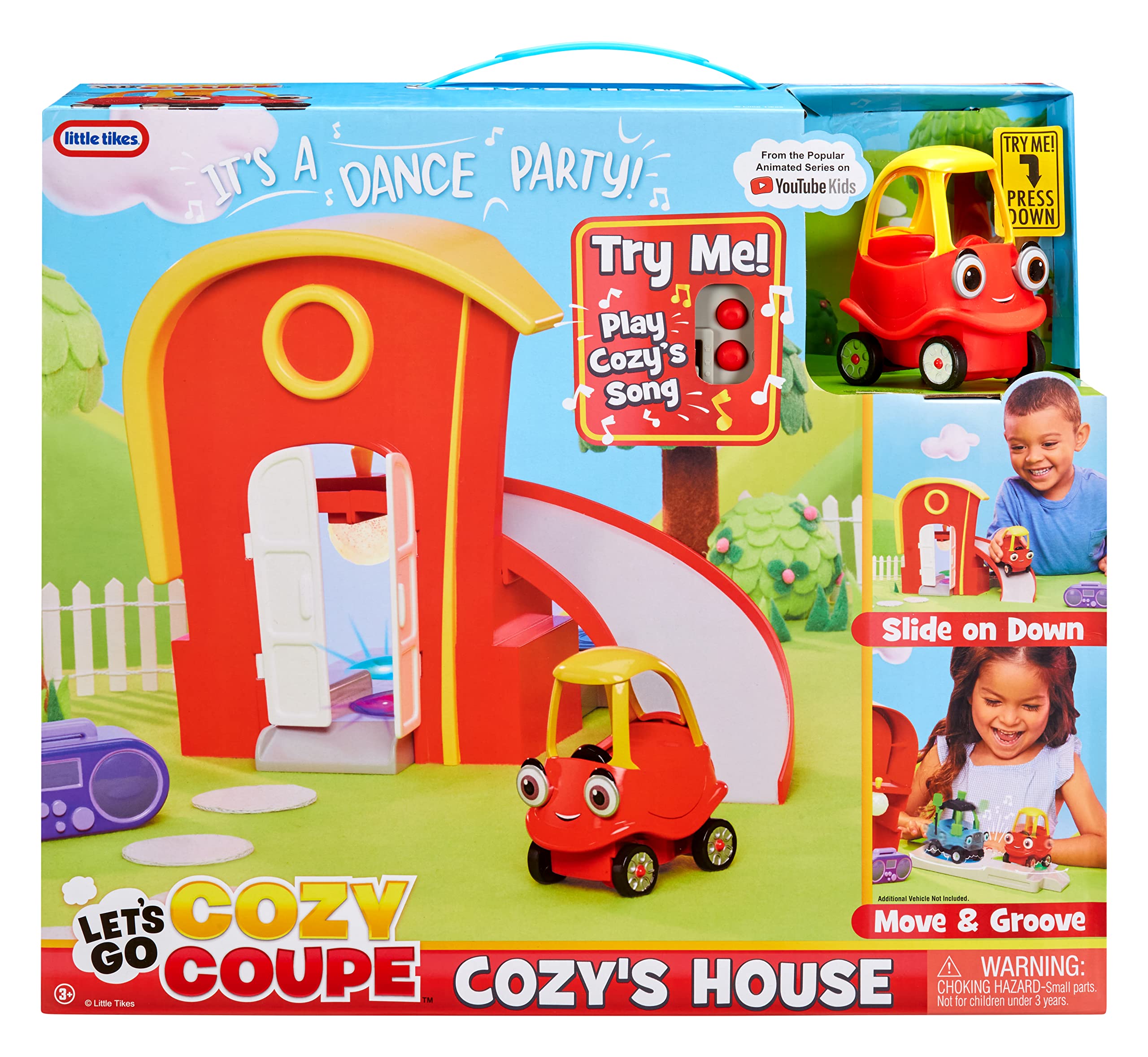 Foto 7 pulgar | Playset Little Tikes Let's Go Cozy Coupe Cozy's House Durante Más De 3 Años - Venta Internacional.