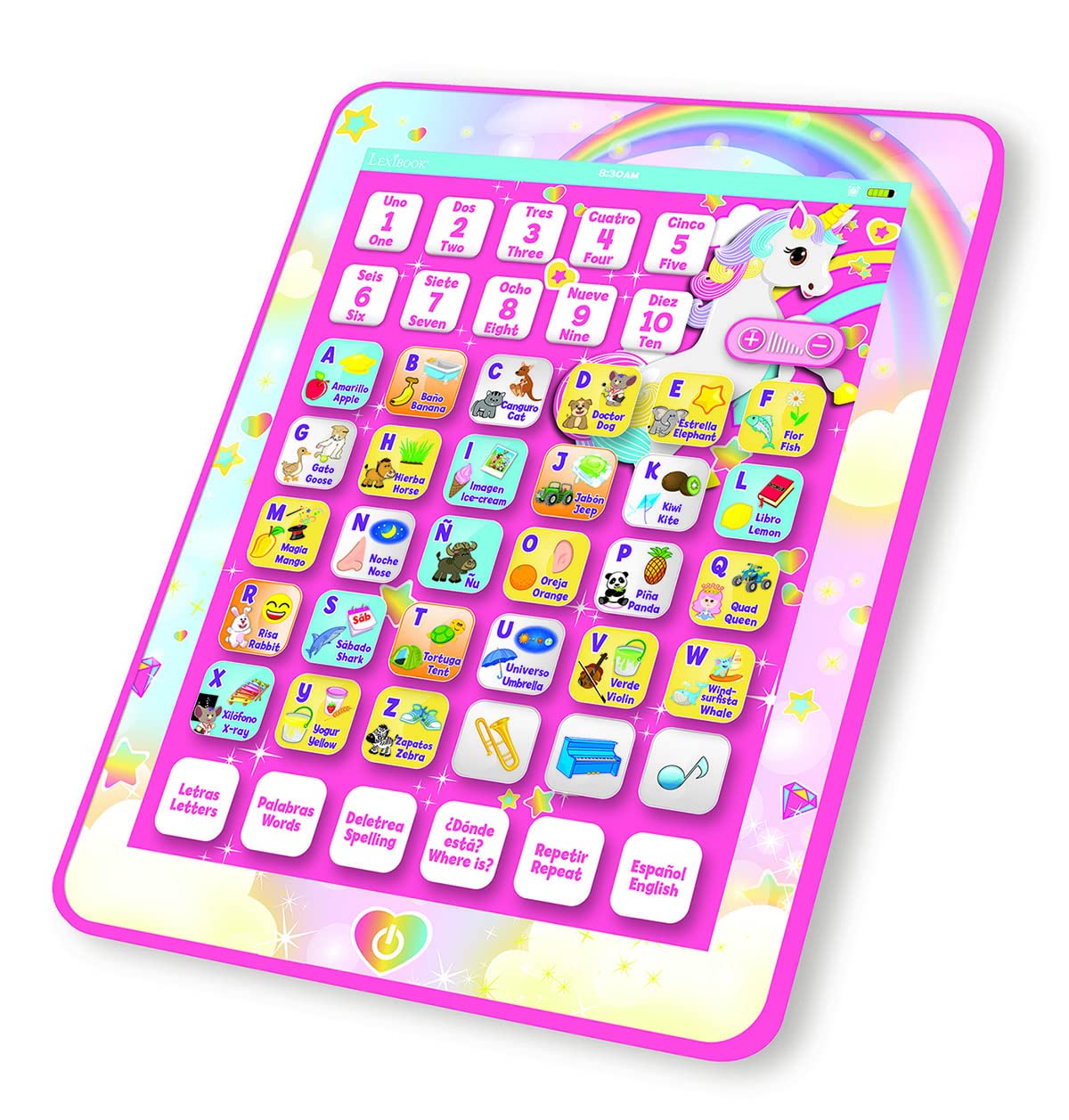 Foto 3 pulgar | Lexibook Educativo Para Tabletas Con Forma De Unicornio Bilingüe, Rosa - Venta Internacional.