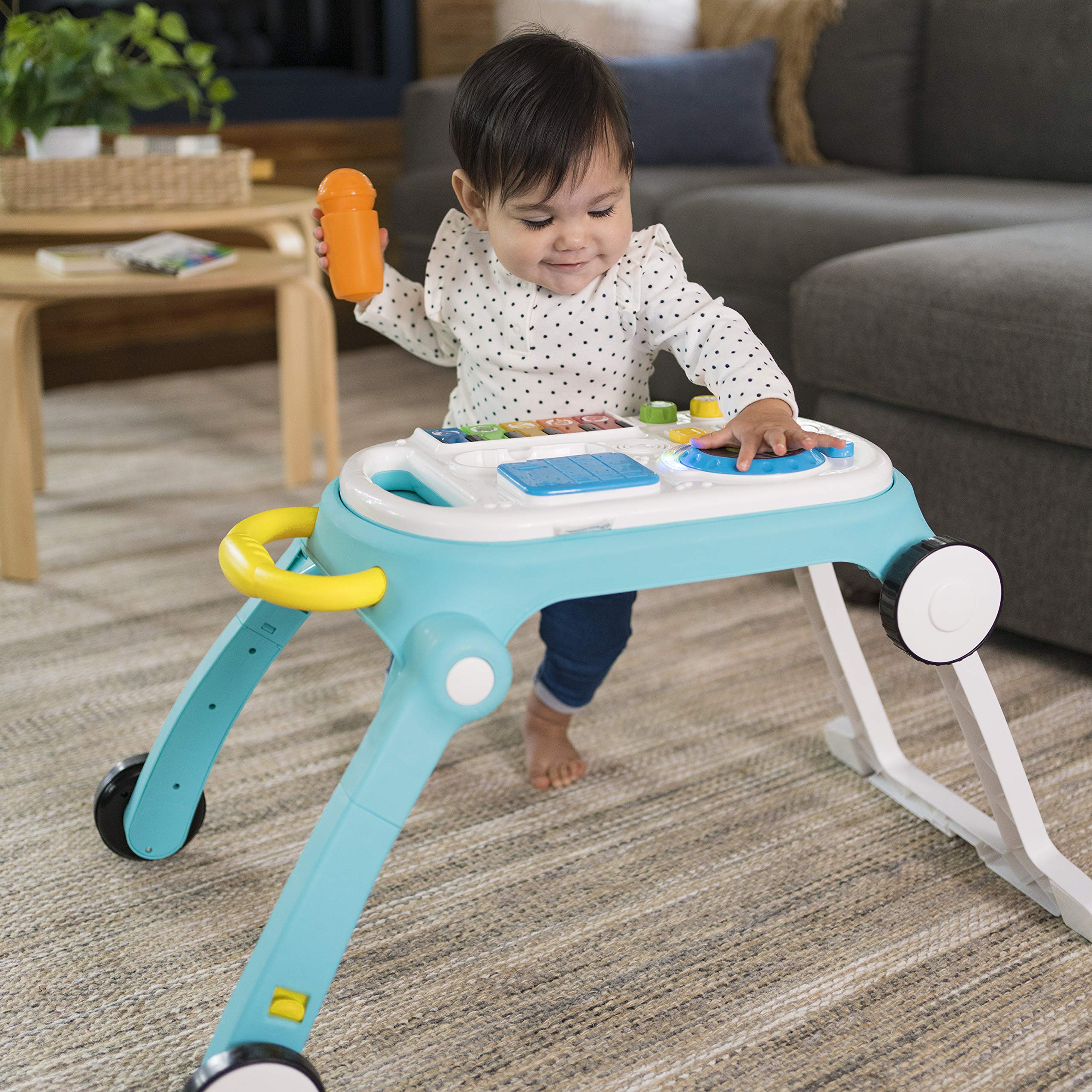 Foto 8 pulgar | Push Walker Baby Einstein Musical Mix 'n Roll Blue 4 En 1 - Venta Internacional.