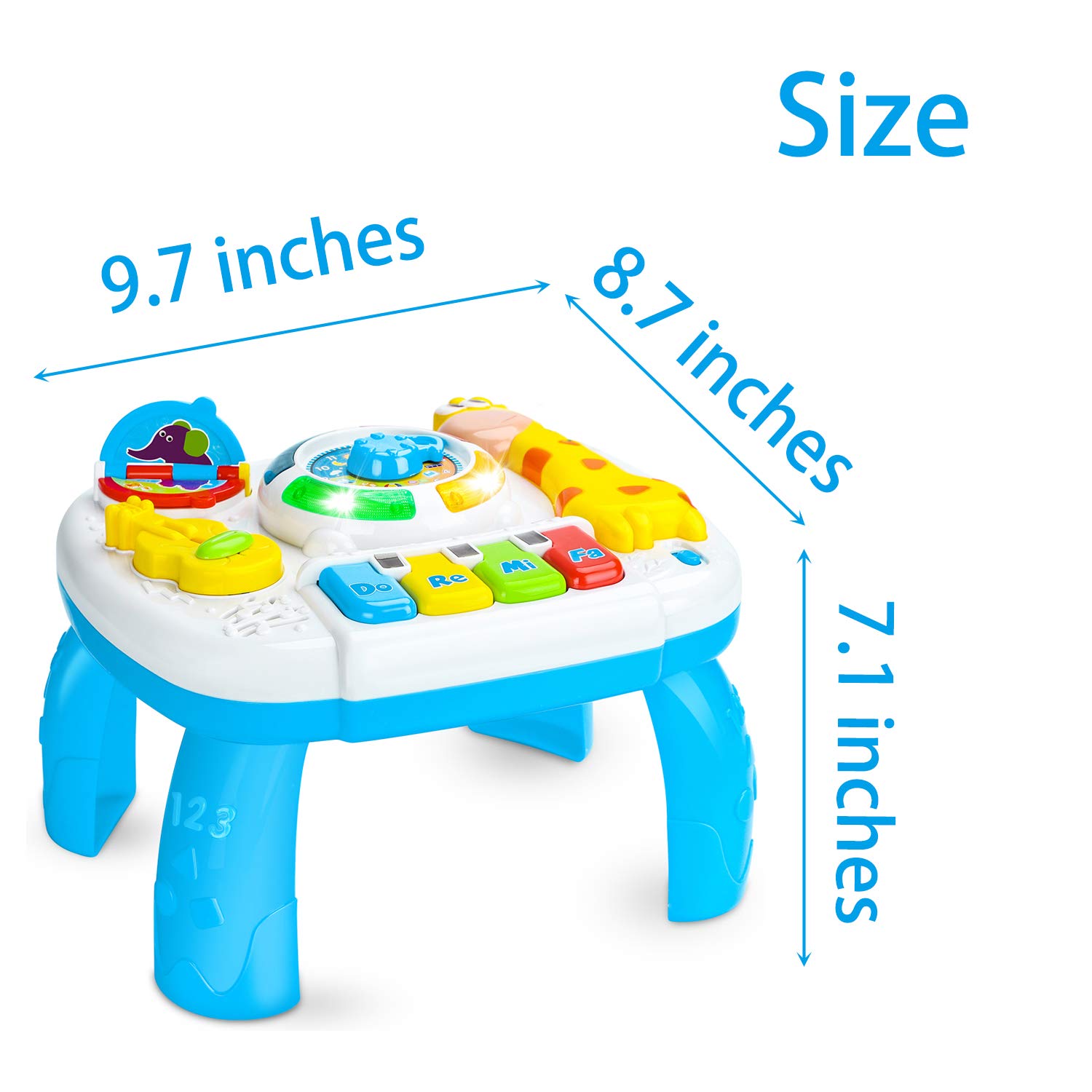 Foto 6 pulgar | Mesa de Actividades Baccow Baby Toys Musical para Niños - Venta Internacional