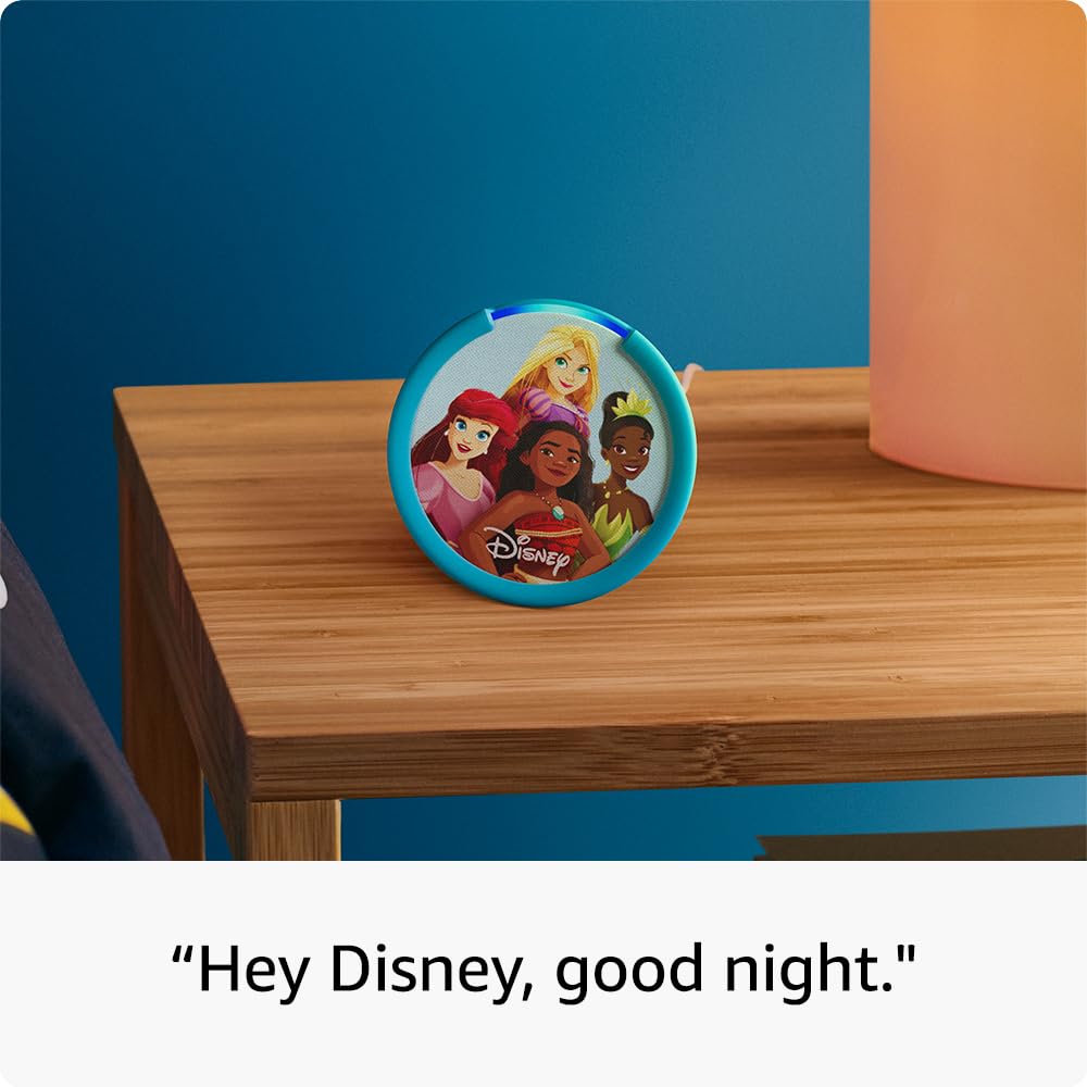 Foto 4 pulgar | Altavoz Inteligente Amazon Echo Pop Kids con Alexa Disney Princess - Venta Internacional