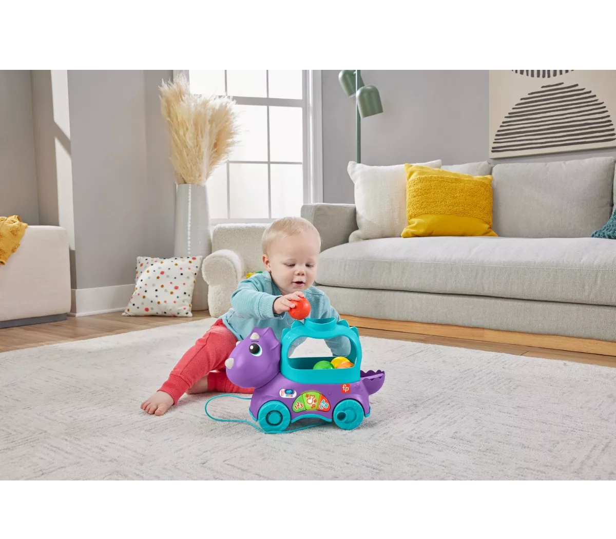 Foto 4 pulgar | Juguete Para Bebés Dino Pelotitas Divertidas