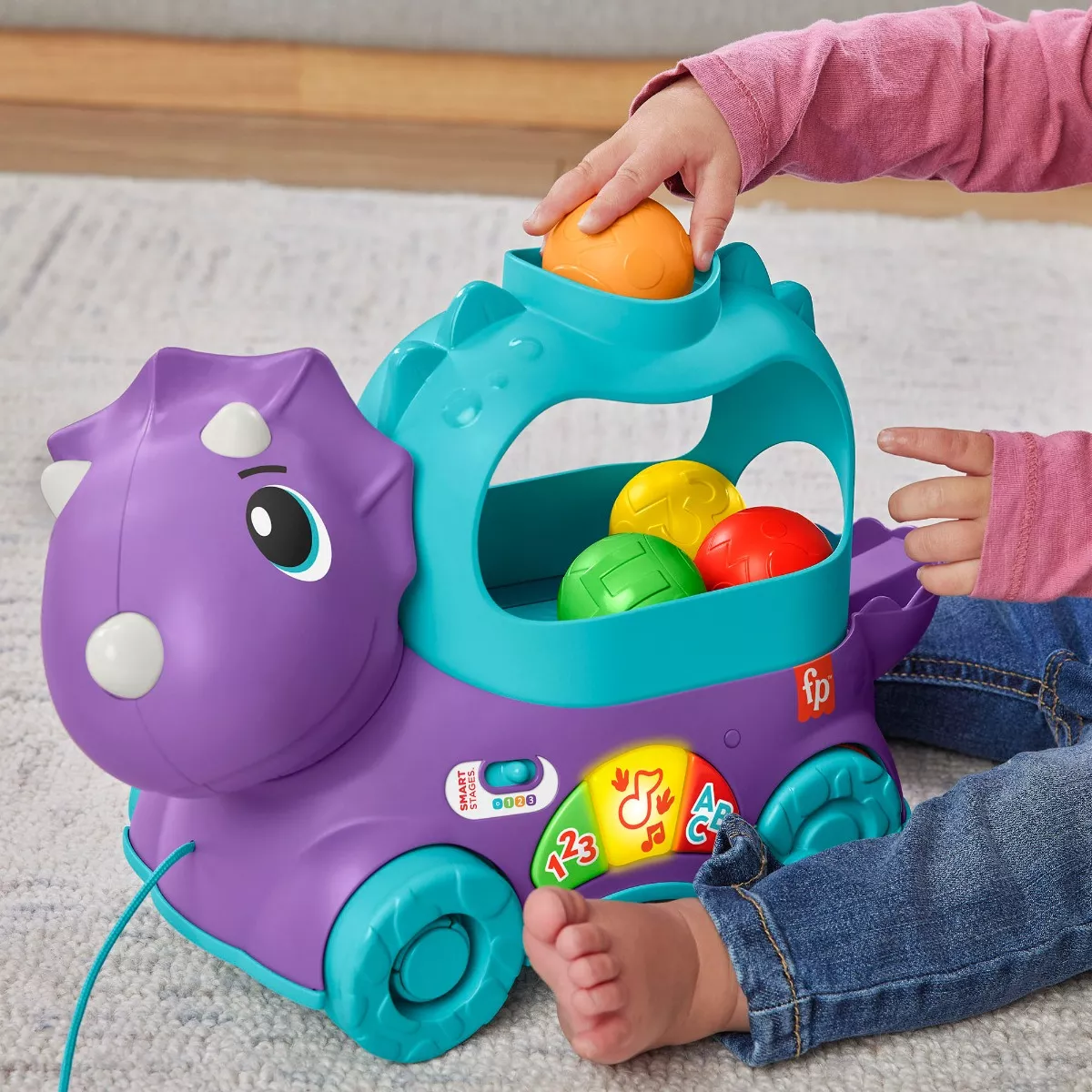 Foto 5 pulgar | Juguete Para Bebés Dino Pelotitas Divertidas