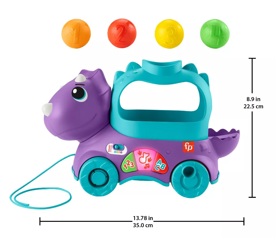 Foto 7 pulgar | Juguete Para Bebés Dino Pelotitas Divertidas
