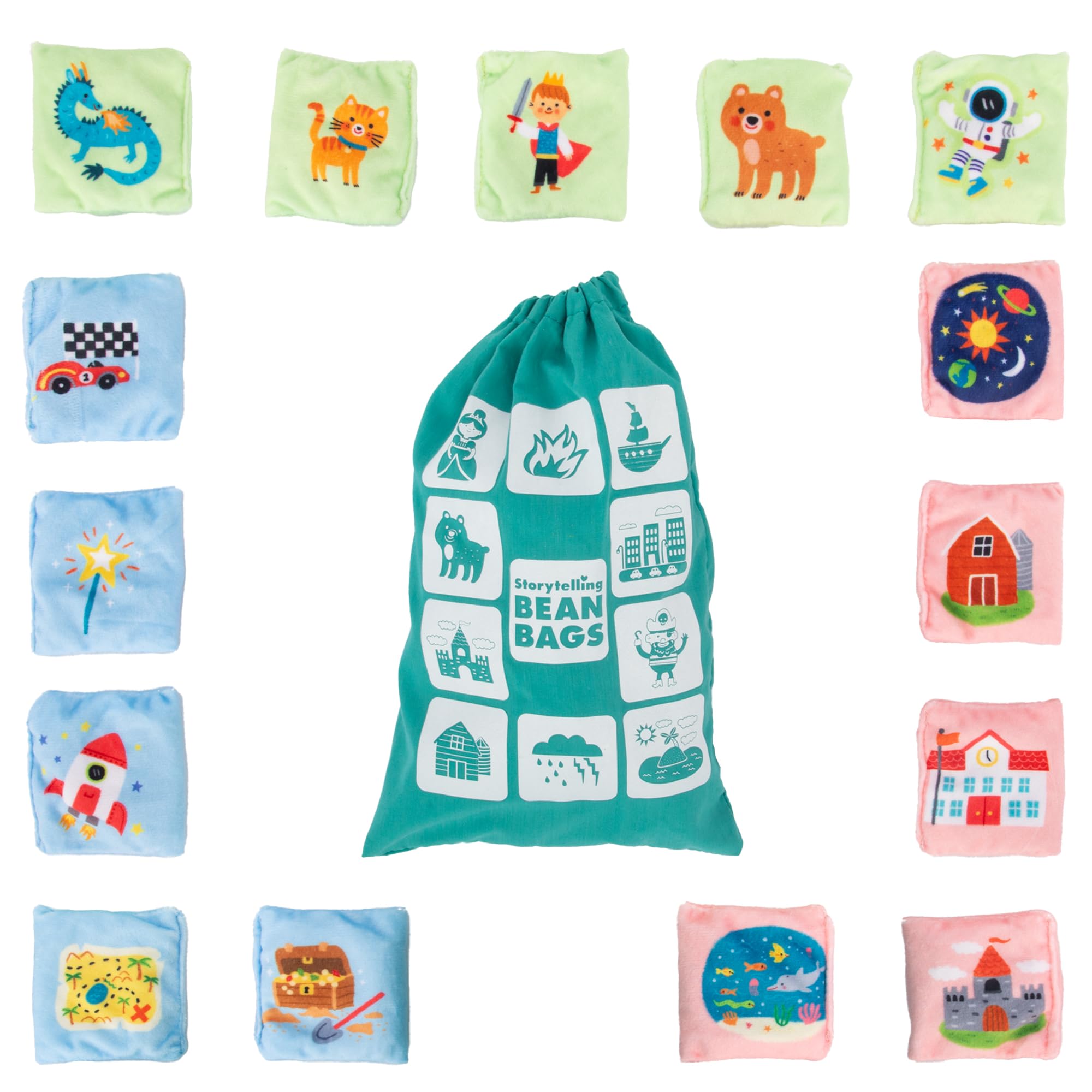 Bean Bags Educational Insights Storytelling Para Niños Mayores De 3 Años - Venta Internacional.