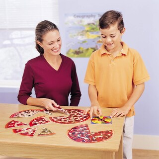 Foto 2 | Recursos De Aprendizaje Del Juego Pizza Fraction Fun 67 Pieces 6+ - Venta Internacional.