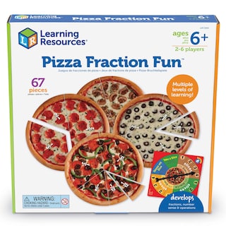 Foto 4 | Recursos De Aprendizaje Del Juego Pizza Fraction Fun 67 Pieces 6+ - Venta Internacional.