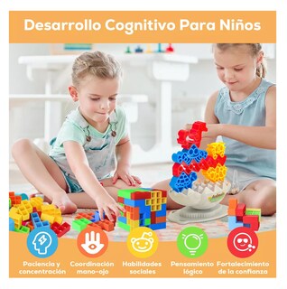 Foto 2 | Juegos Didacticos Equilibrio Educativo Tetris Multicolor