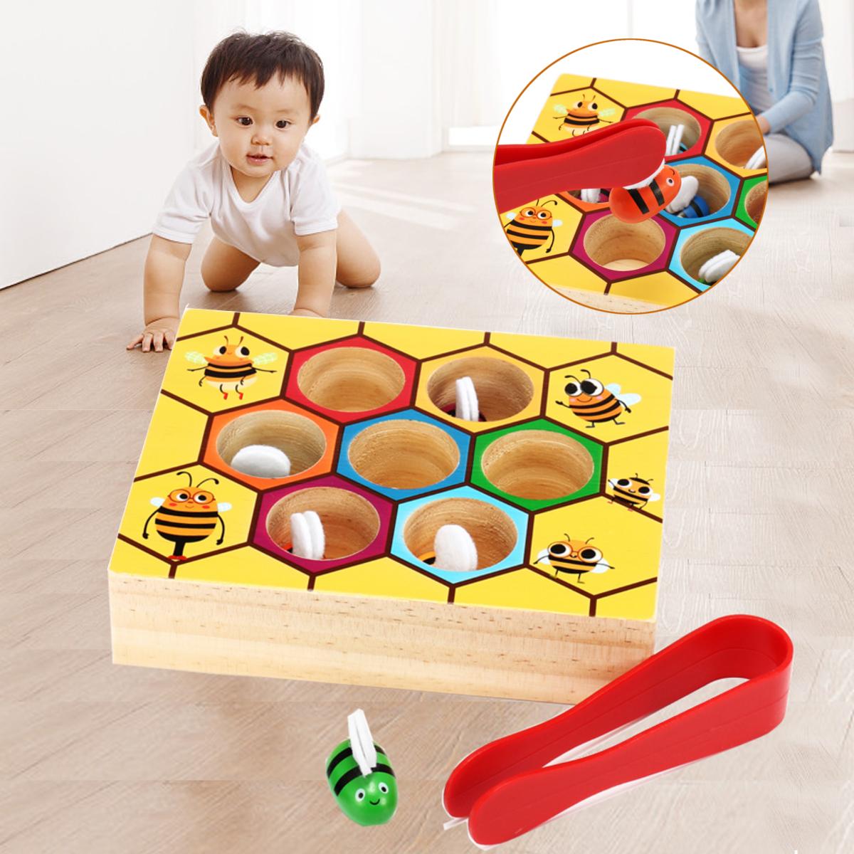 Foto 3 pulgar | Disfraz Educativo De Abeja Montessori Para Niños - Venta Internacional.
