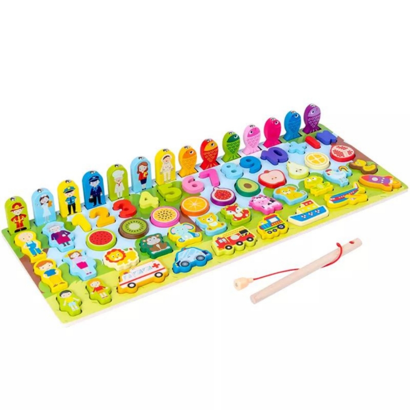 Foto 3 pulgar | Números Didácticos de Encaje de Madera Montessori para Niños - Venta Internacional