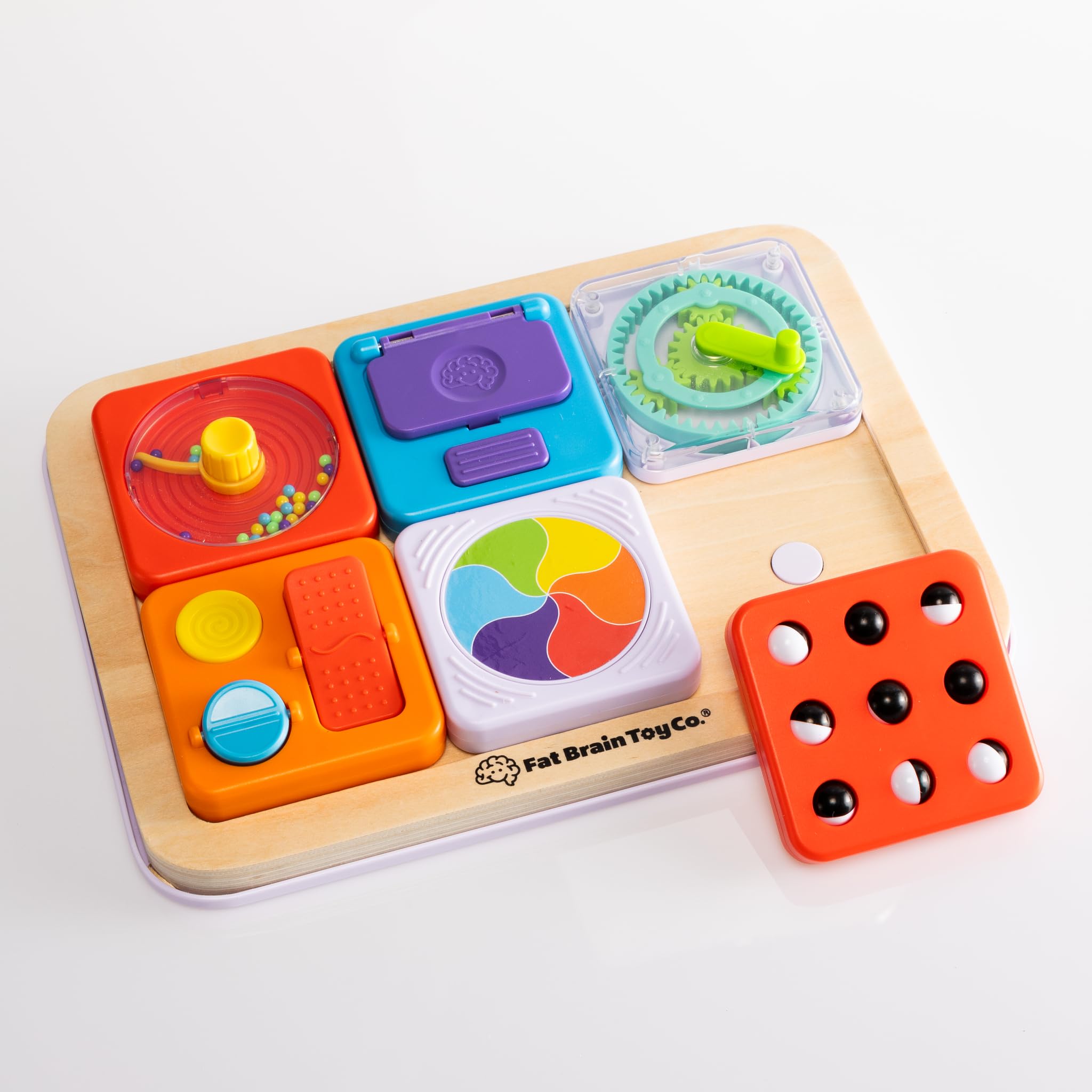 Tablero Modular de Actividades Sensoriales Fat Brain Toys Playtab Essentials - Venta Internacional