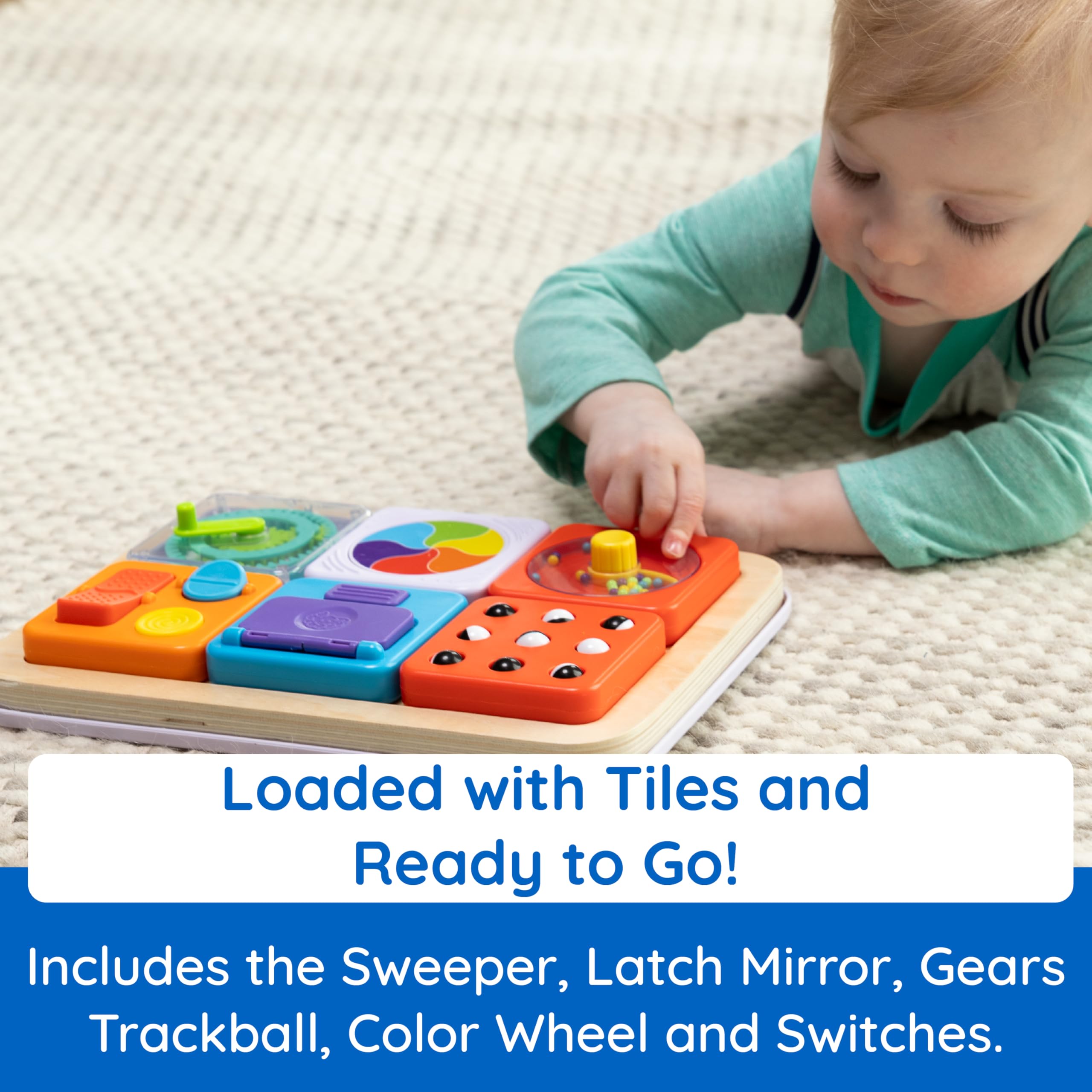 Foto 3 pulgar | Tablero Modular de Actividades Sensoriales Fat Brain Toys Playtab Essentials - Venta Internacional