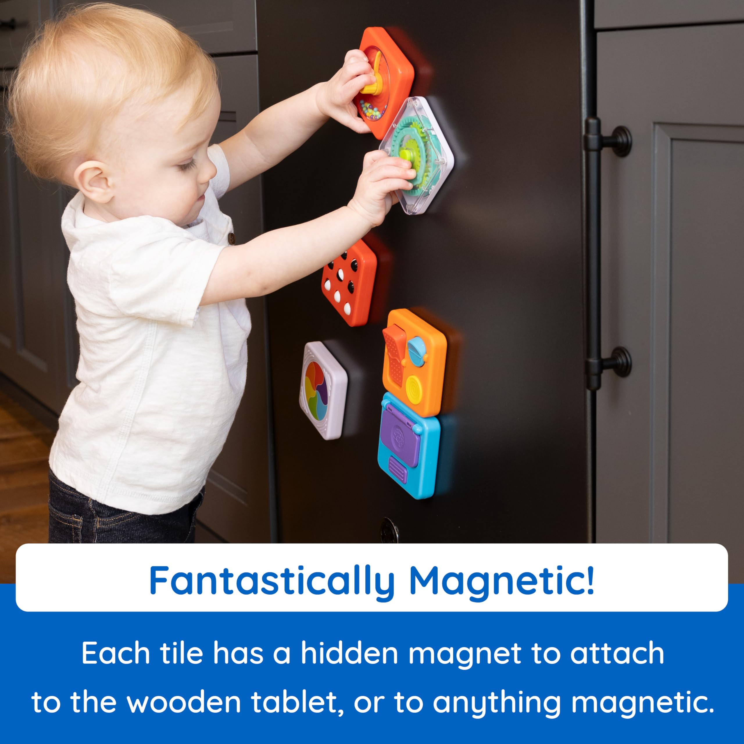Foto 5 pulgar | Tablero Modular de Actividades Sensoriales Fat Brain Toys Playtab Essentials - Venta Internacional