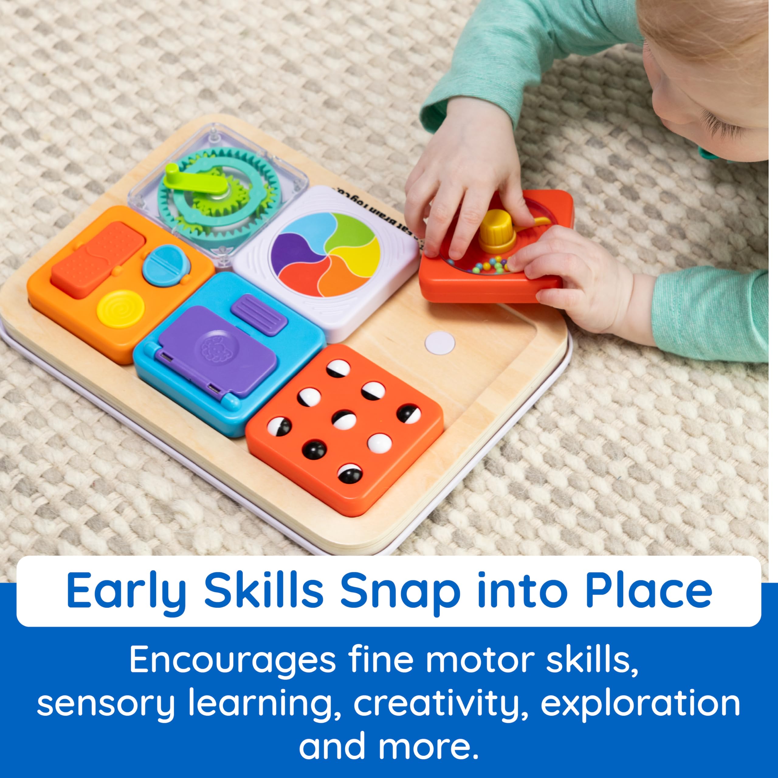 Foto 6 pulgar | Tablero Modular de Actividades Sensoriales Fat Brain Toys Playtab Essentials - Venta Internacional