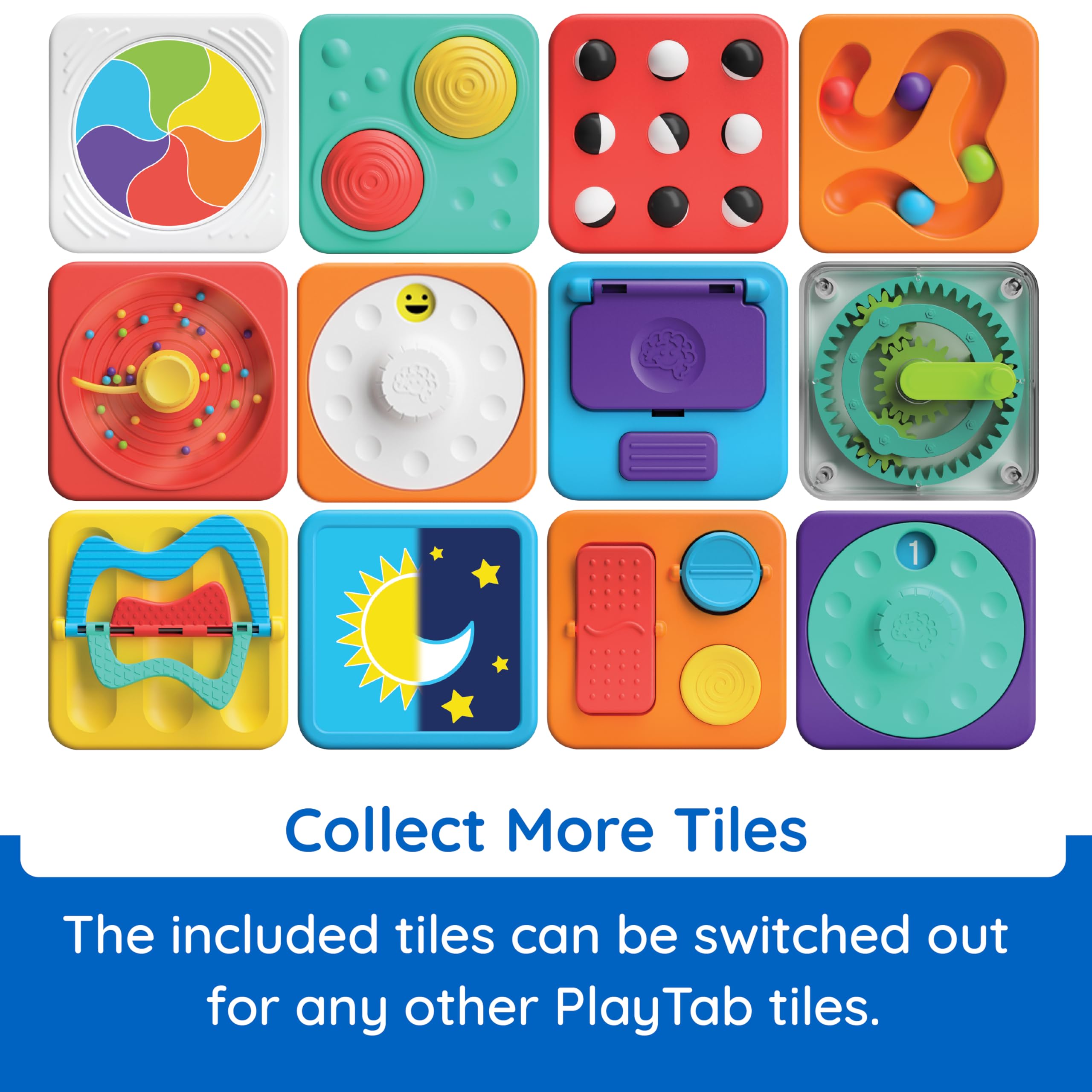 Foto 8 pulgar | Tablero Modular de Actividades Sensoriales Fat Brain Toys Playtab Essentials - Venta Internacional