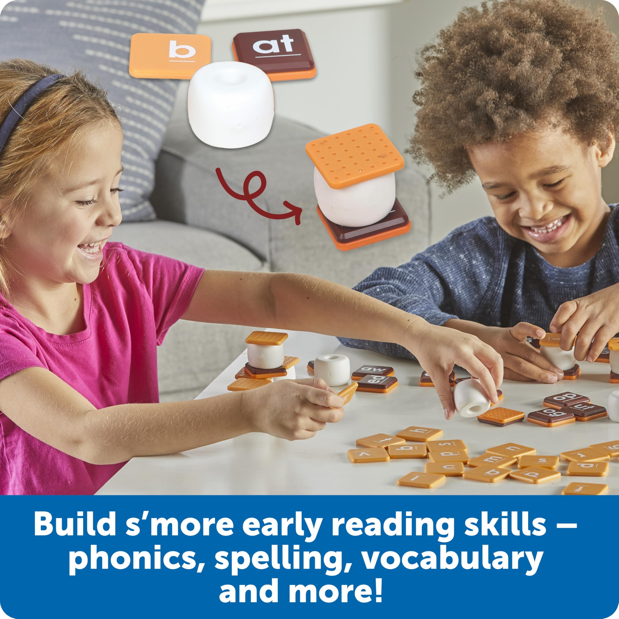 Foto 3 pulgar | Juegos de Aprendizaje Montessori Let's Spell S'mores - Venta Internacional