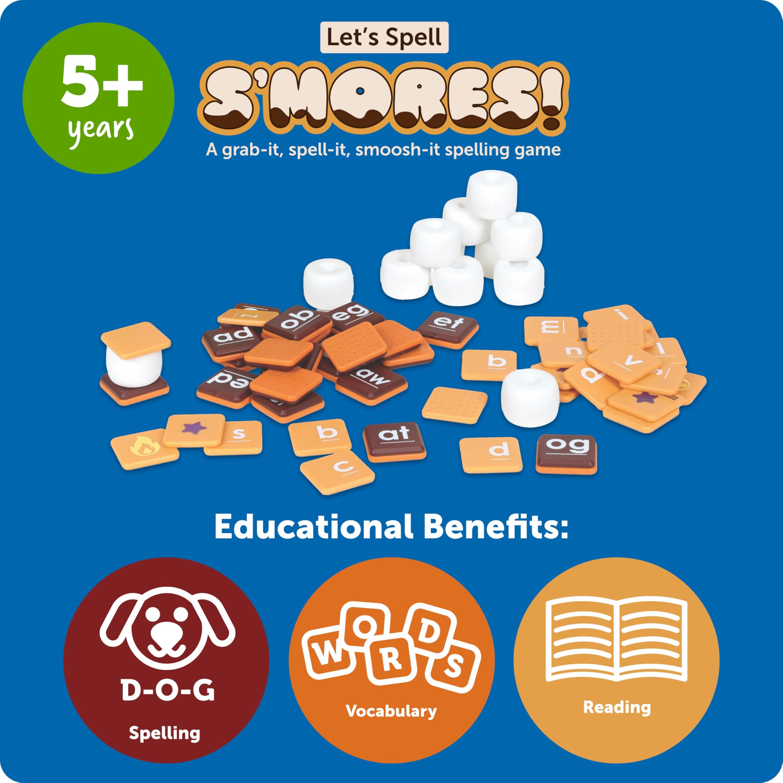 Foto 6 pulgar | Juegos de Aprendizaje Montessori Let's Spell S'mores - Venta Internacional