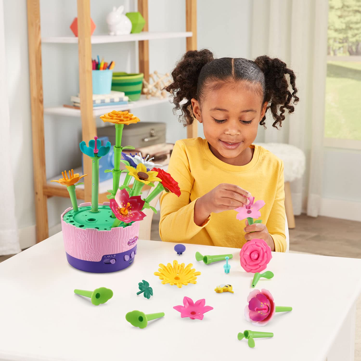 Foto 4 pulgar | Bouquet Toy Vtech Make And Spin Con Más De 100 Piezas Durante Más De 4 Años - Venta Internacional.