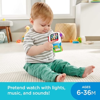 Foto 2 | Reloj Inteligente De Juguete Fisher-price Laugh & Learn Durante Más De 6 Meses - Venta Internacional.