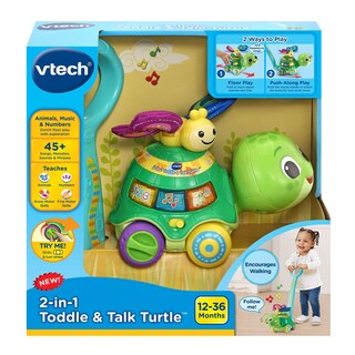 Foto 7 | Toy Vtech Toddle And Talk Turtle 2 En 1 Para 12 A 36 Meses - Venta Internacional.