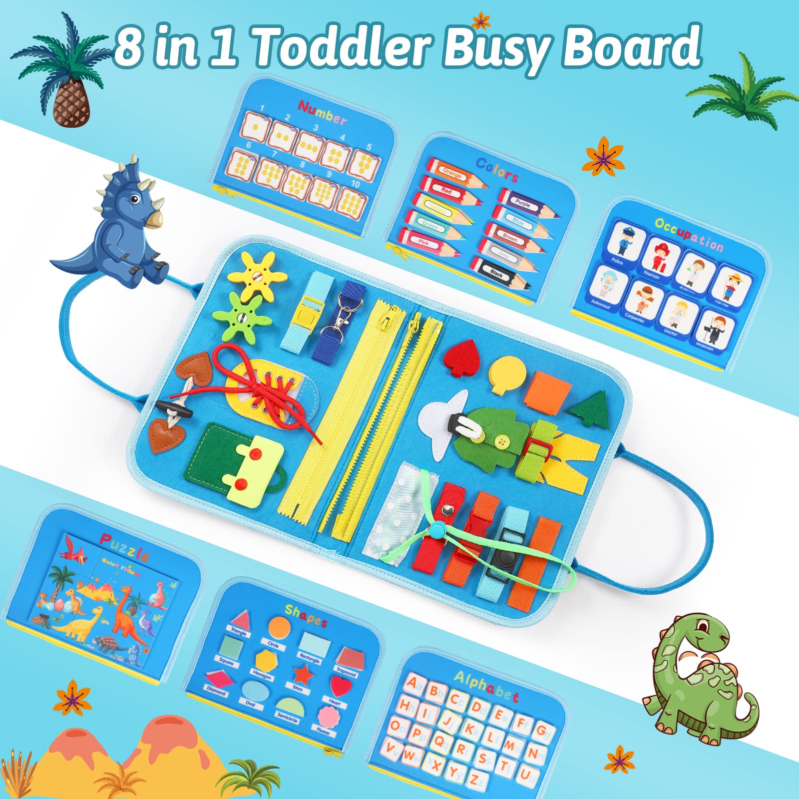 Foto 3 pulgar | Juego Busy Board Quiet Flower - Venta Internacional