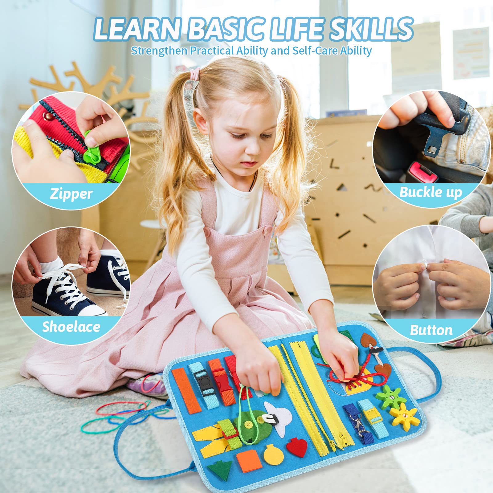 Foto 5 pulgar | Juego Busy Board Quiet Flower - Venta Internacional