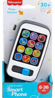 Foto 6 | Teléfono Inteligente De Juguete Fisher-price Laugh & Learn De Más De 6 Meses, Gris - Venta Internacional.