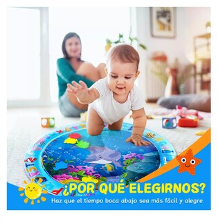 Foto 3 | Tapete para Bebés Lab.g Estimulación Temprana Azul