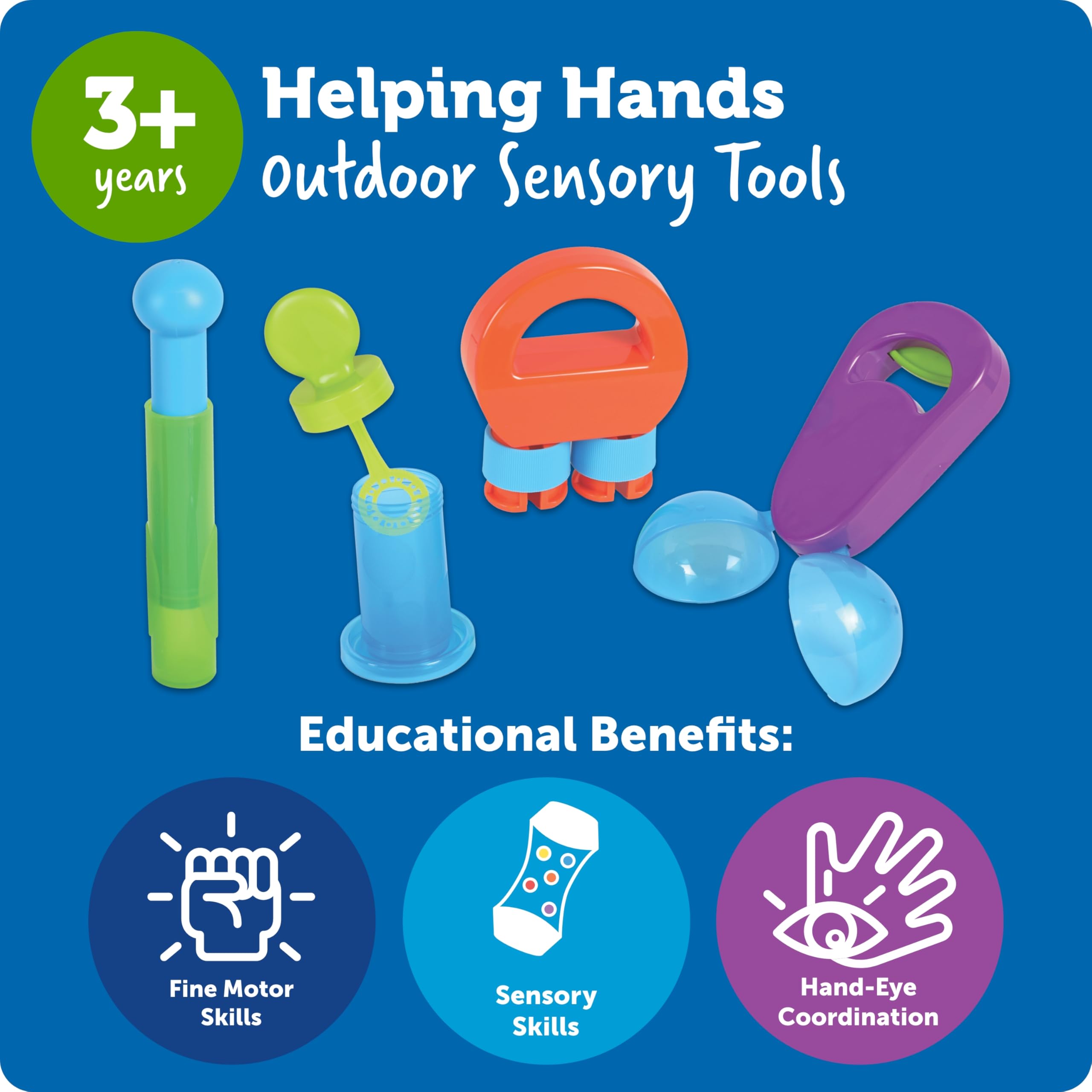 Foto 5 | Herramientas Sensoriales Para Exteriores, Recursos De Aprendizaje, Manos Que Ayudan - Venta Internacional.