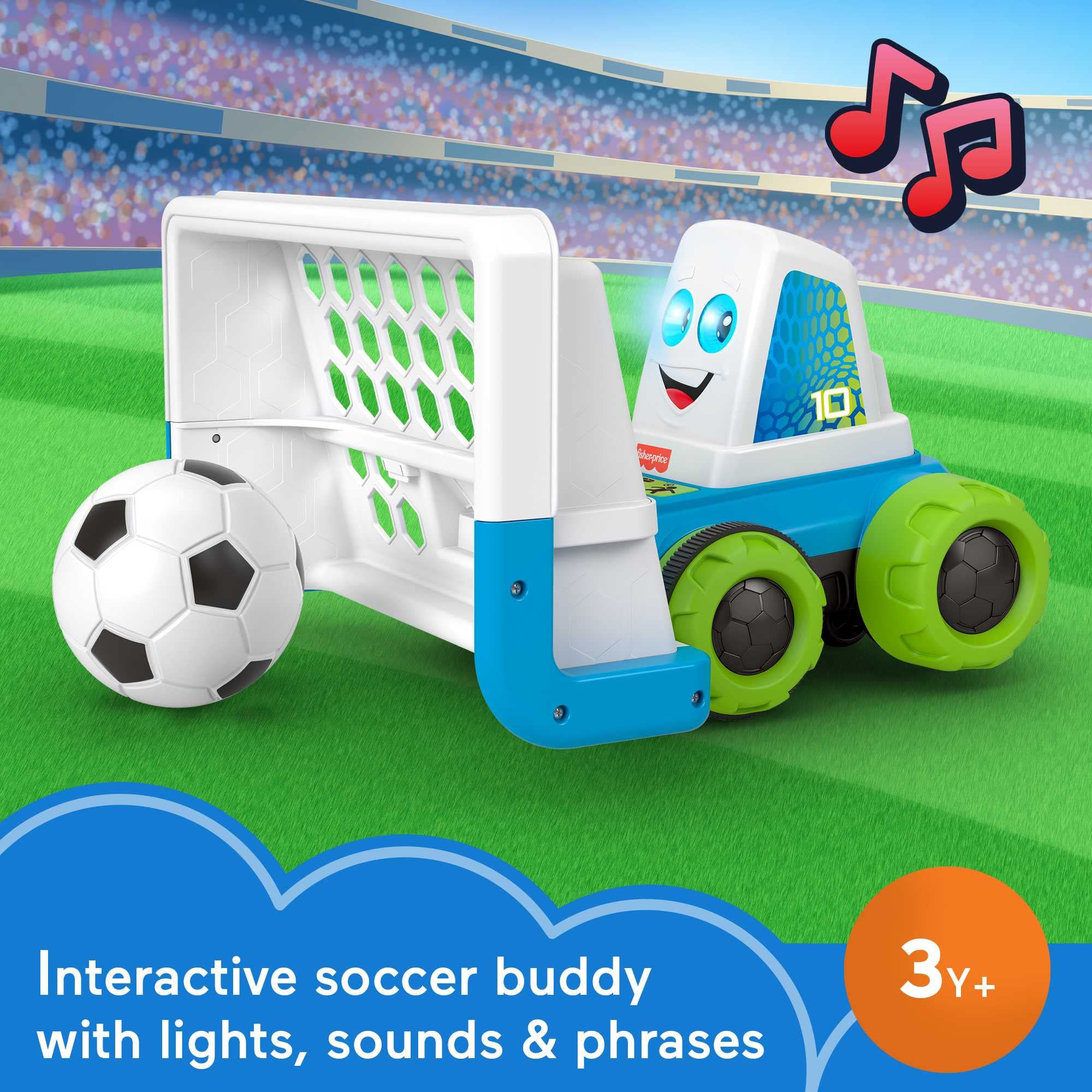 Foto 3 pulgar | Juego Electrónico De Fútbol Fisher-price Goaldozer Toy Para Más De 3 Años - Venta Internacional.