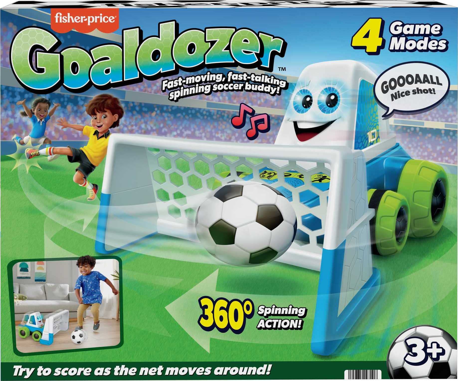 Foto 7 pulgar | Juego Electrónico De Fútbol Fisher-price Goaldozer Toy Para Más De 3 Años - Venta Internacional.