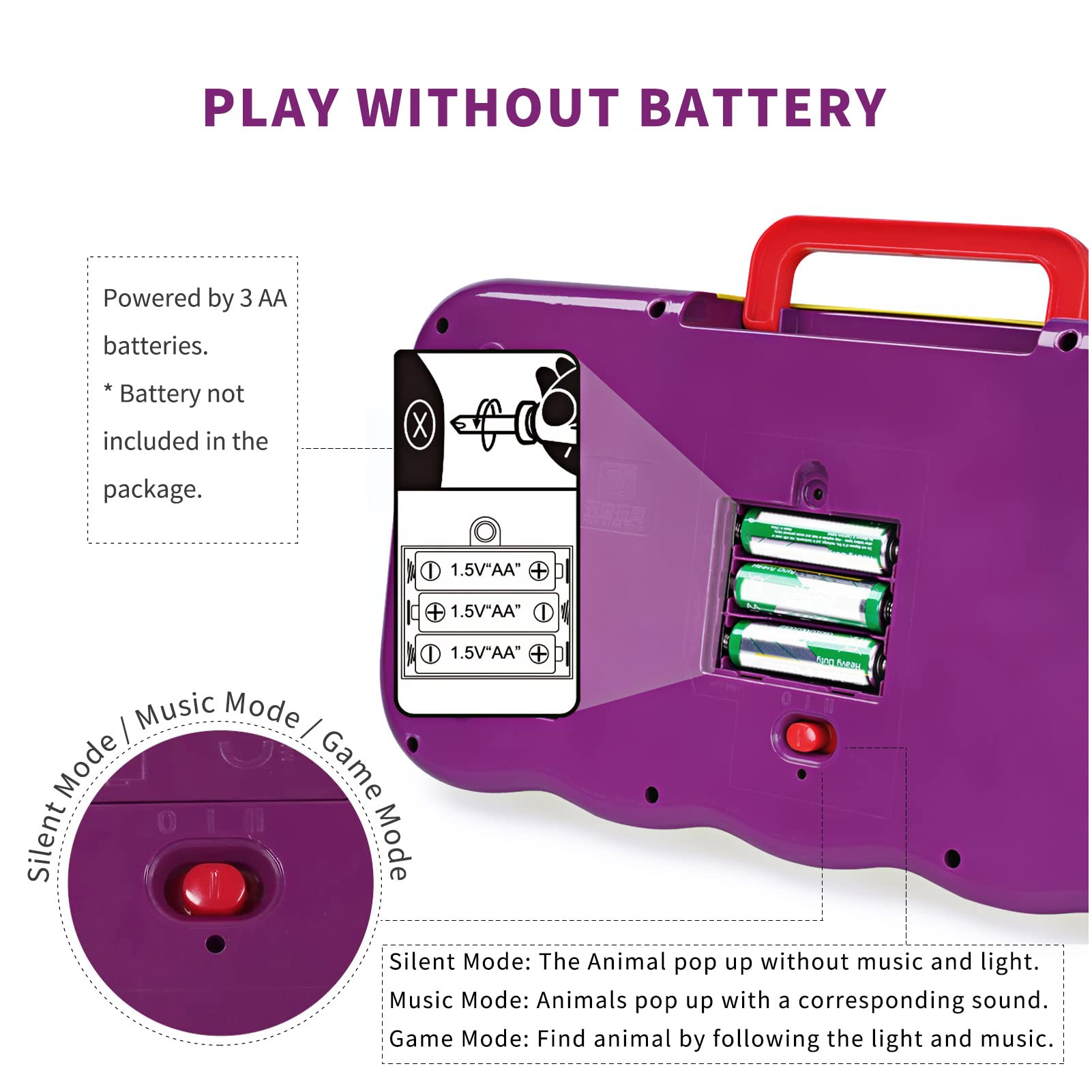 Foto 7 | Juguete Pop Up Toy Fs con Música y Luz - Venta Internacional