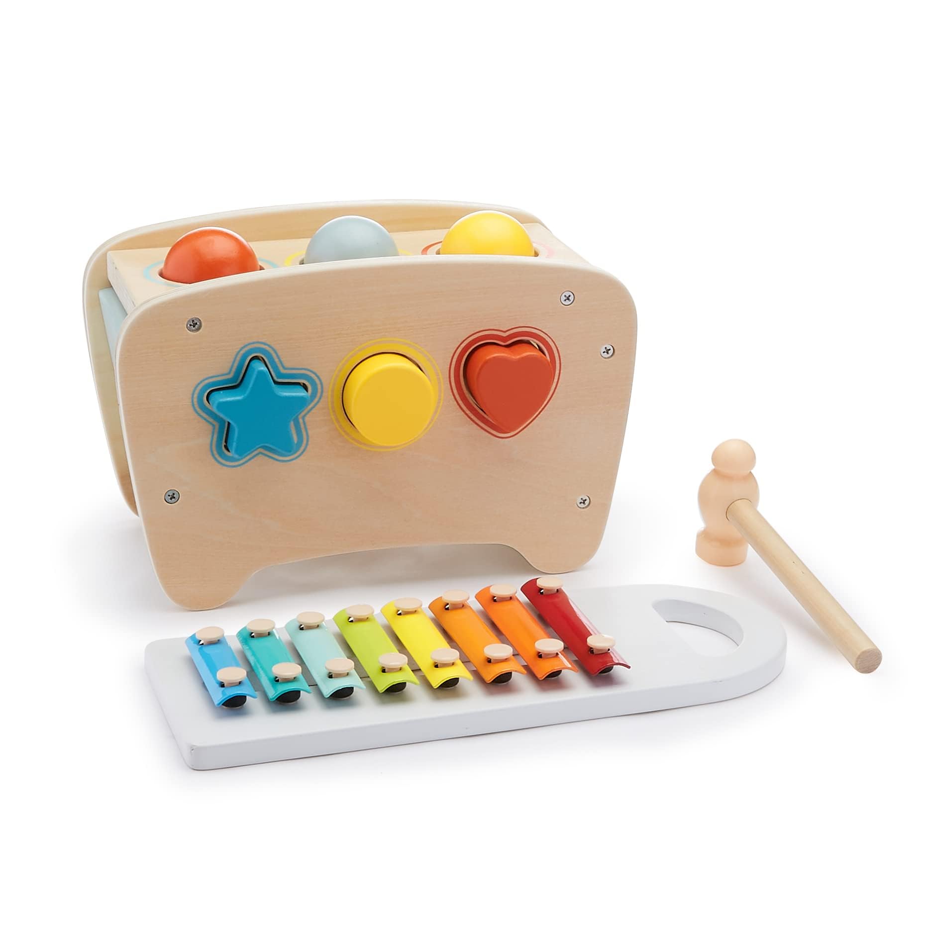 Banco De Juguetes Para Golpear Y Martillar Amazon Basics Para Niños Pequeños - Venta Internacional.