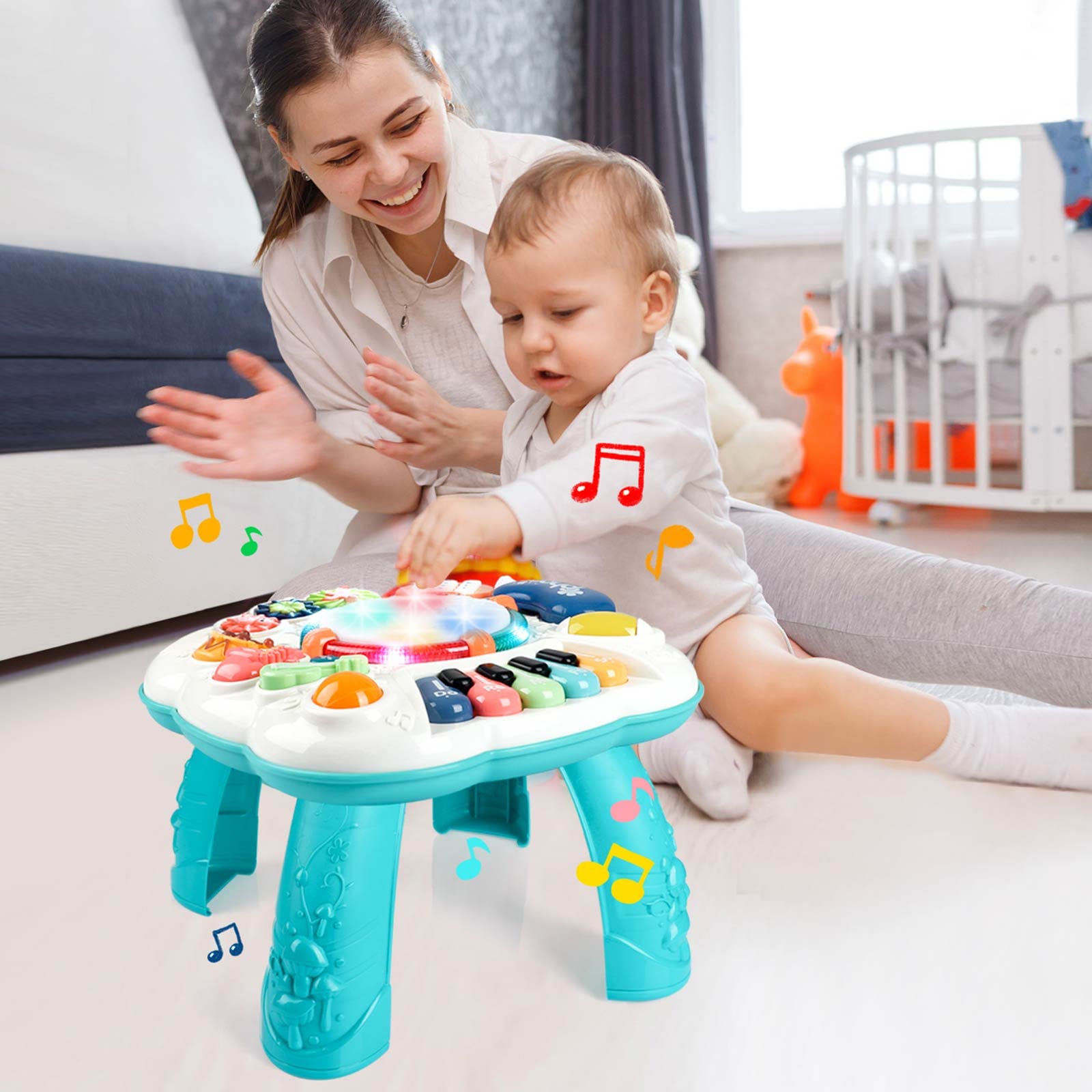 Foto 8 pulgar | Mesa Musical Baccow Learning para Bebés- Venta Internacional