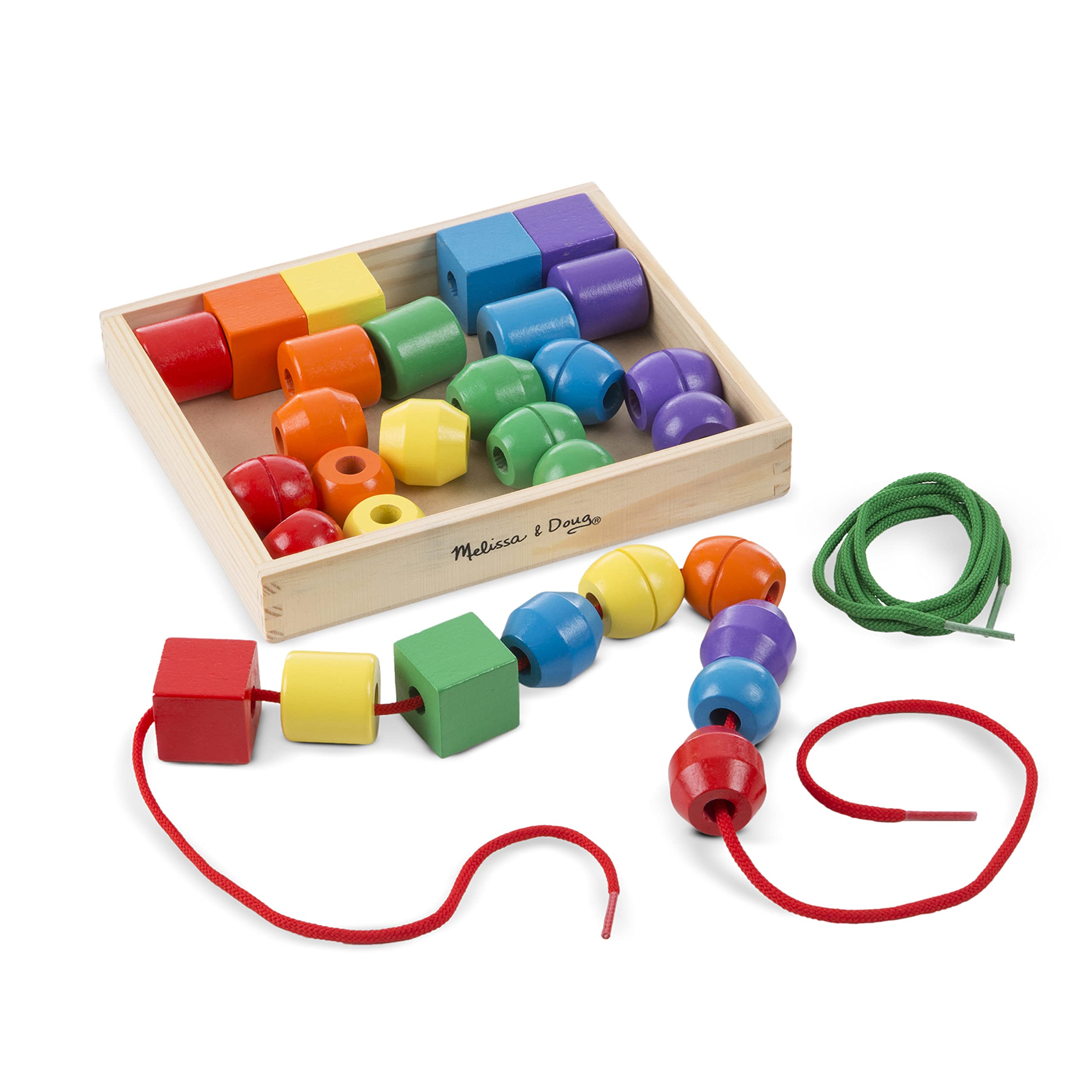 Juguete Educativo Melissa & Doug Primary Lacing Beads - Venta Internacional