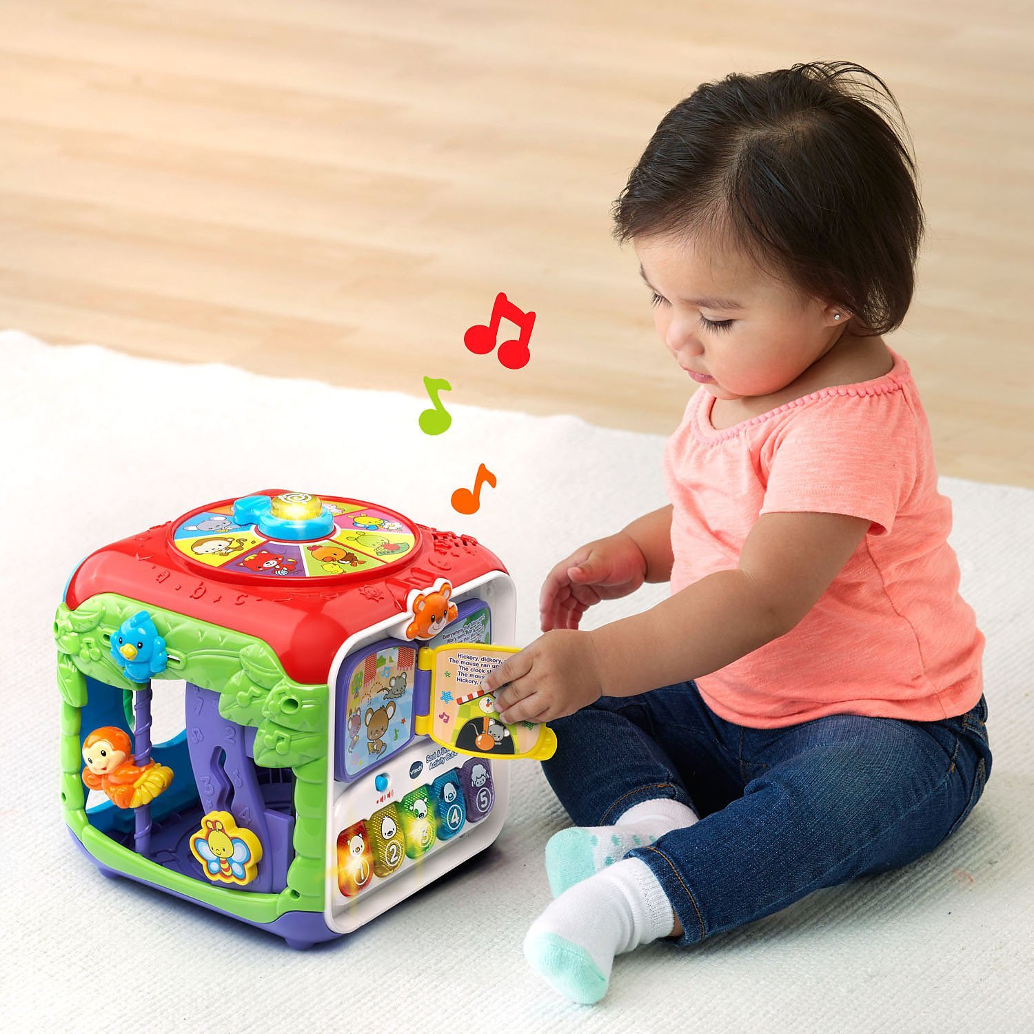 Foto 4 | Activity Cube Vtech Sort And Discover Red Con Más De 75 Canciones - Venta Internacional.