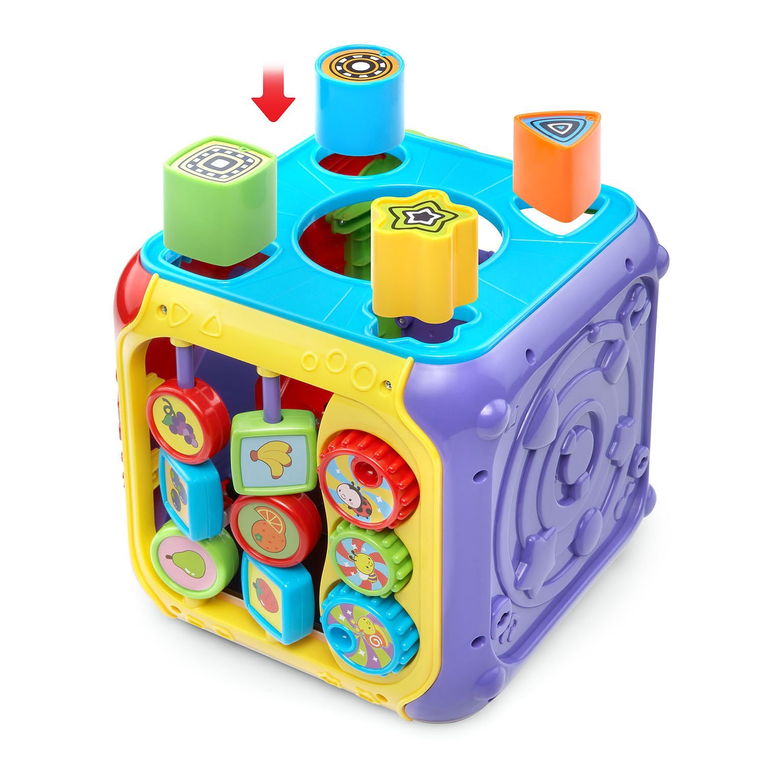 Foto 6 | Activity Cube Vtech Sort And Discover Red Con Más De 75 Canciones - Venta Internacional.