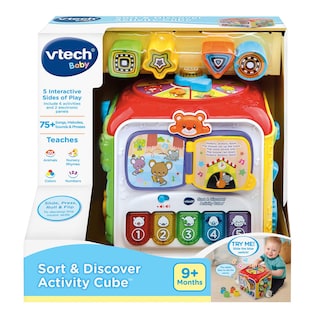Foto 7 | Activity Cube Vtech Sort And Discover Red Con Más De 75 Canciones - Venta Internacional.