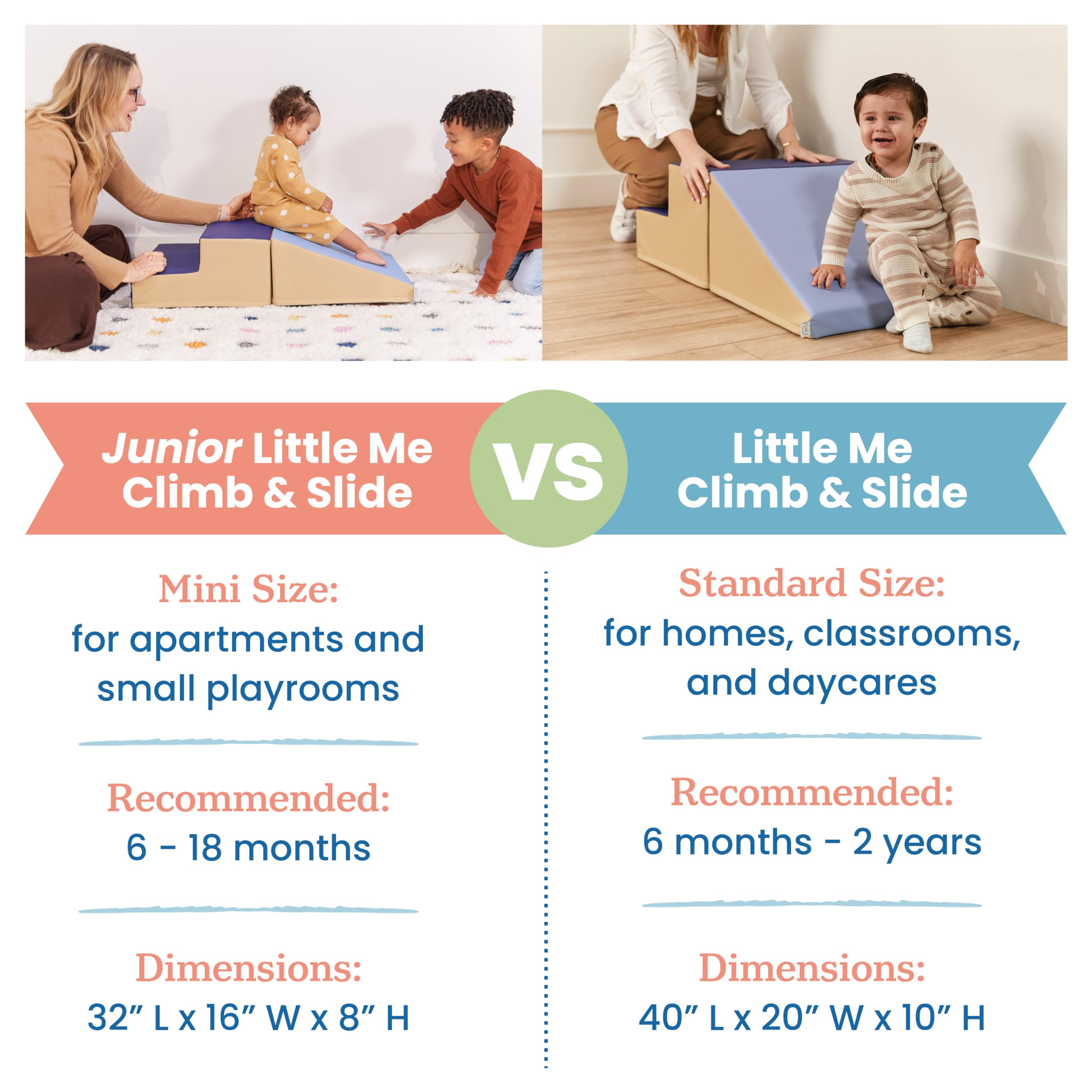 Foto 6 pulgar | Set De Juego Para Niños Pequeños Ecr4kids Softzone Little Me Climb And Slide - Venta Internacional.