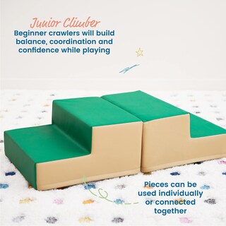 Foto 3 | Playset Ecr4kids Softzone Junior Mix N' Match Step Green, Paquete De 2 - Venta Internacional.