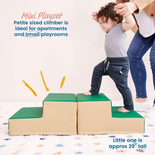 Foto 4 | Playset Ecr4kids Softzone Junior Mix N' Match Step Green, Paquete De 2 - Venta Internacional.