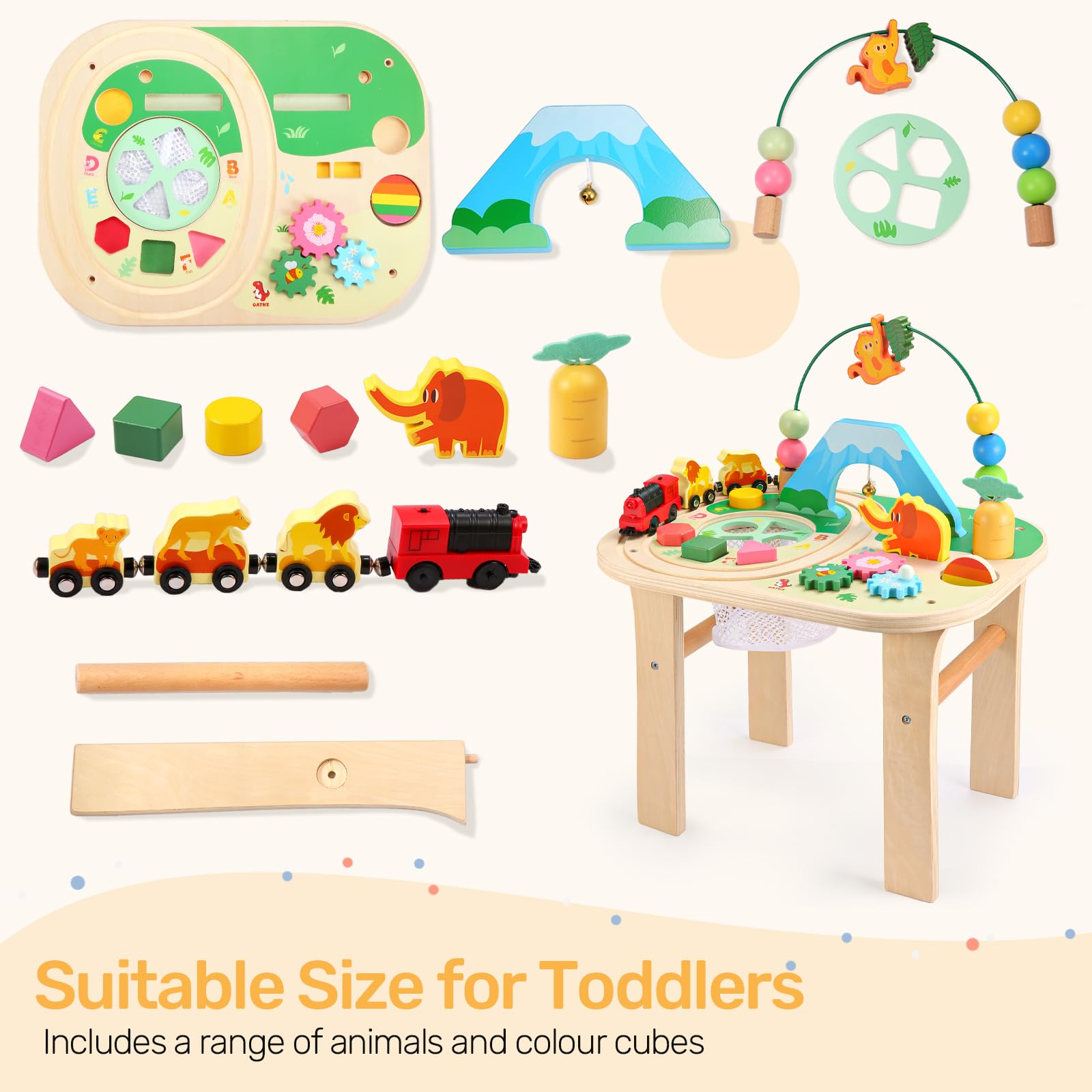 Foto 8 pulgar | Juramentos De Mesa De Actividades Para Niños De Más De 1 Año Con Juguetes Montessori - Venta Internacional.