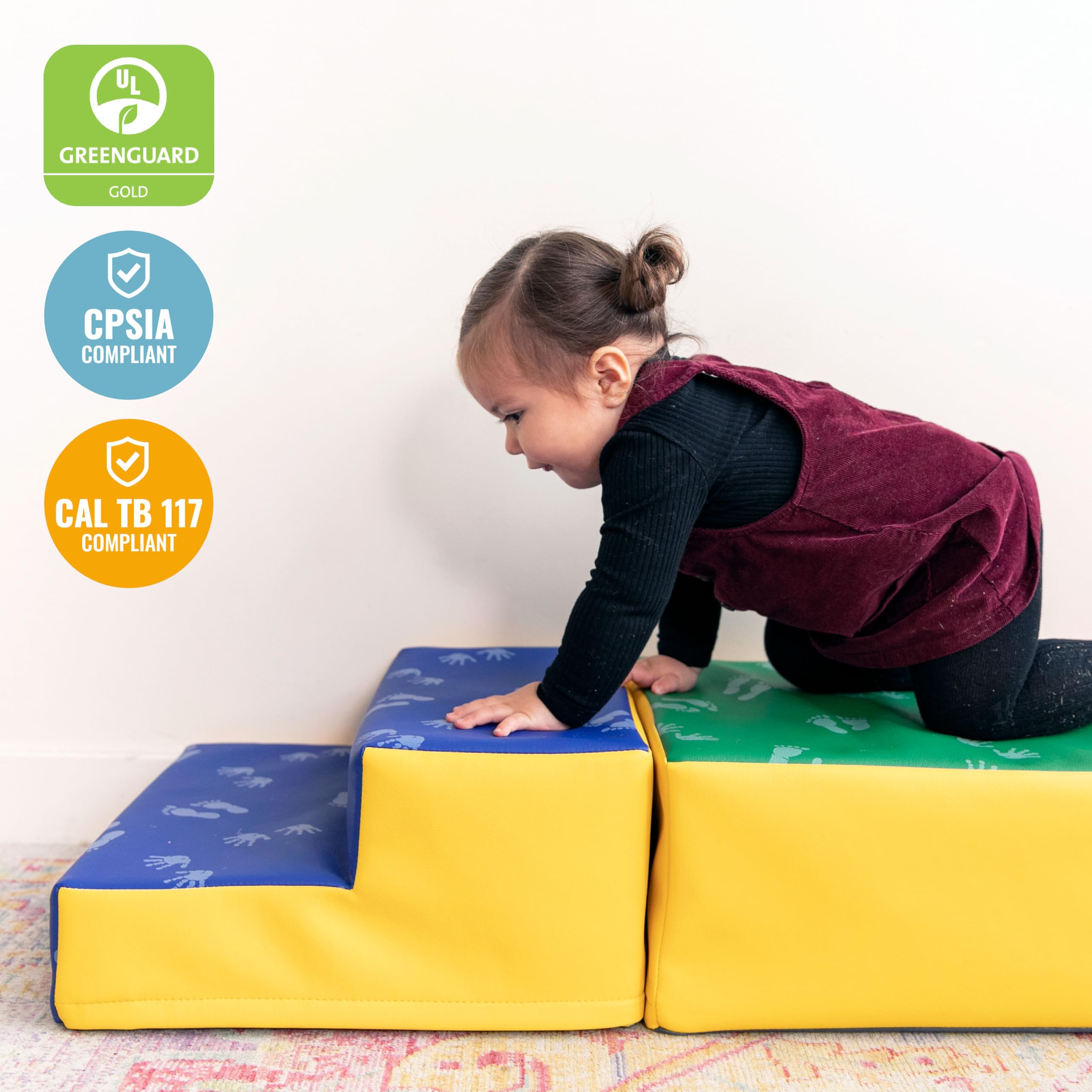 Foto 5 pulgar | Playset Ecr4kids Softzone Junior Little Me Climb Crawl And Slide - Venta Internacional.