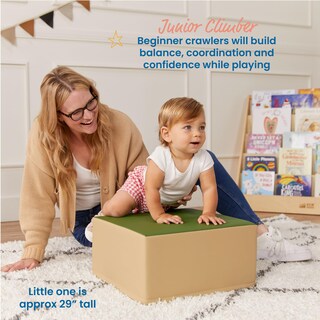 Foto 3 | Pedestal Playset Ecr4kids Softzone Junior Para Principiantes, Color Tierra - Venta Internacional.