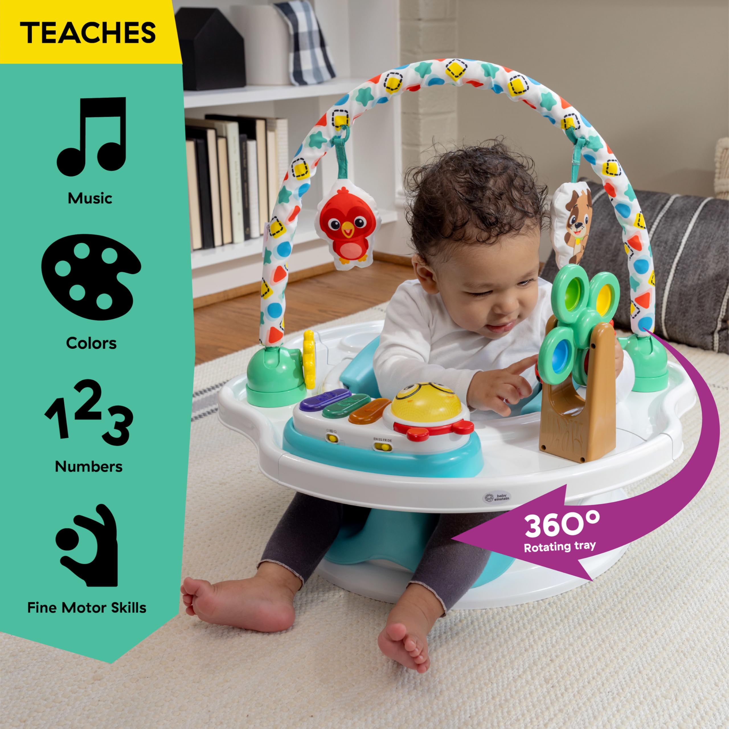 Foto 4 pulgar | Asiento Activity Seat Baby Einstein Superseat Touch Of Tunes 3 En 1 - Venta Internacional.