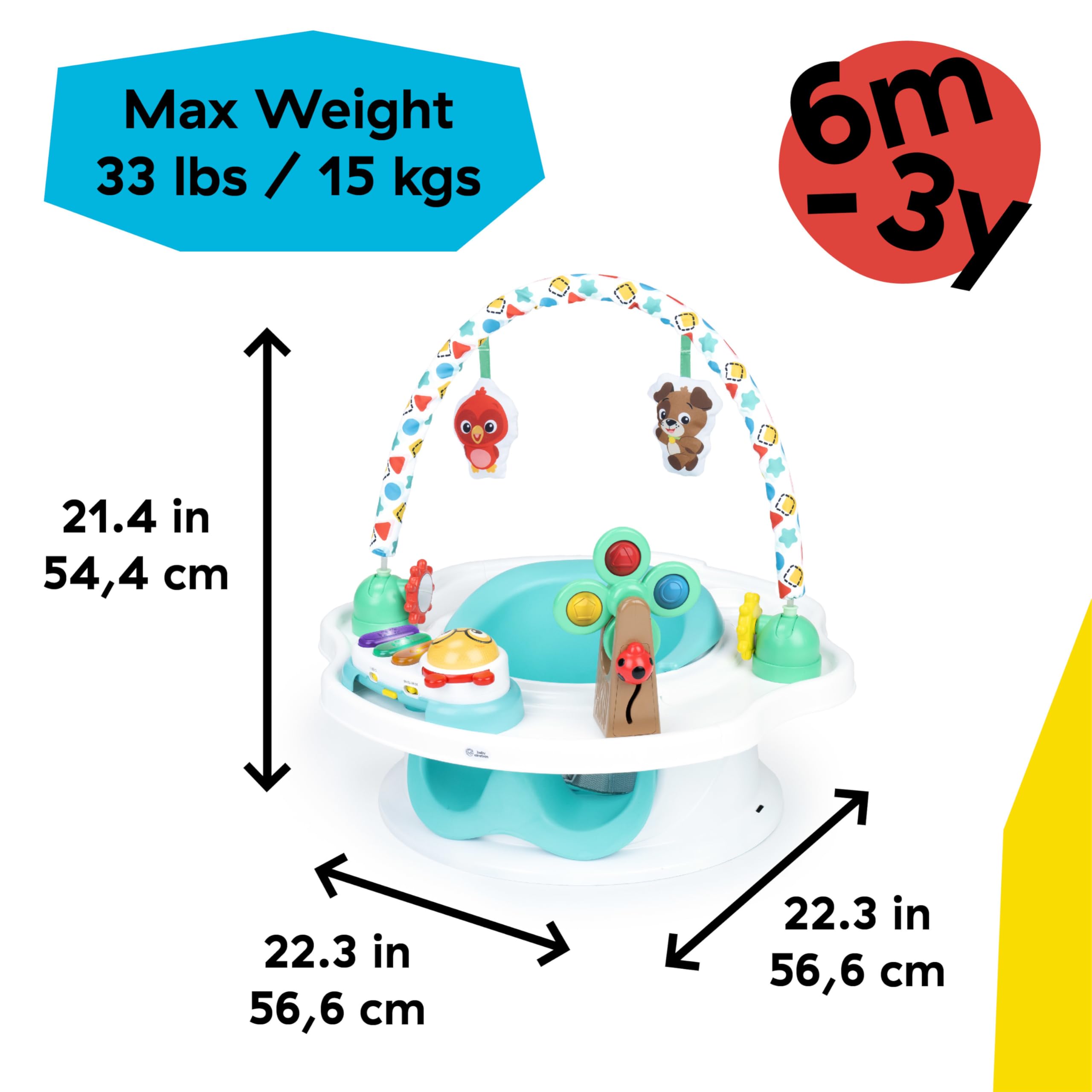 Foto 7 pulgar | Asiento Activity Seat Baby Einstein Superseat Touch Of Tunes 3 En 1 - Venta Internacional.