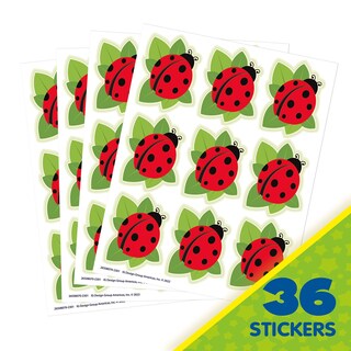 Foto 2 | Pegatinas Eureka Ladybugs Extra Grandes Para Niños Y Profesores - Venta Internacional.