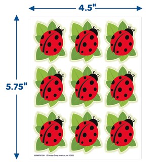 Foto 3 | Pegatinas Eureka Ladybugs Extra Grandes Para Niños Y Profesores - Venta Internacional.
