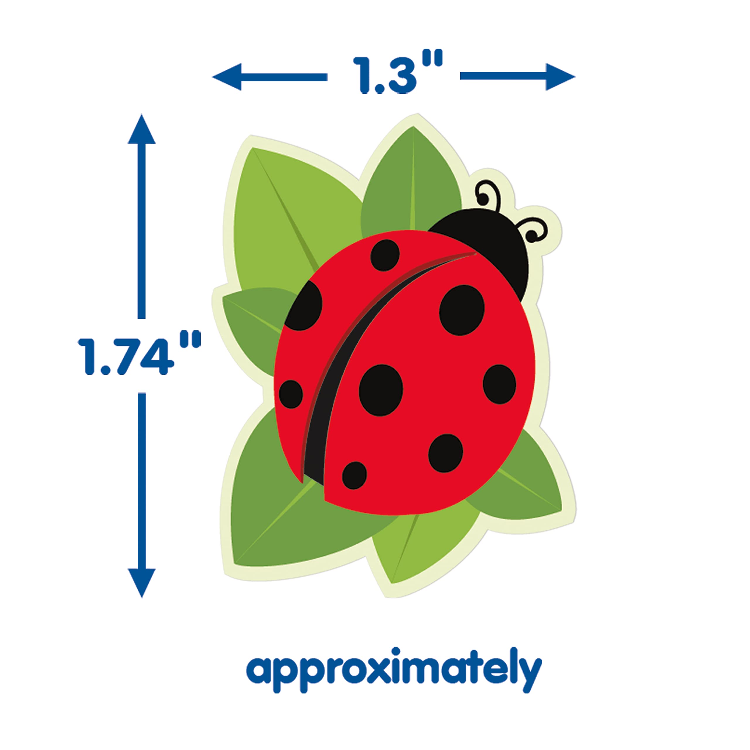 Foto 5 pulgar | Pegatinas Eureka Ladybugs Extra Grandes Para Niños Y Profesores - Venta Internacional.